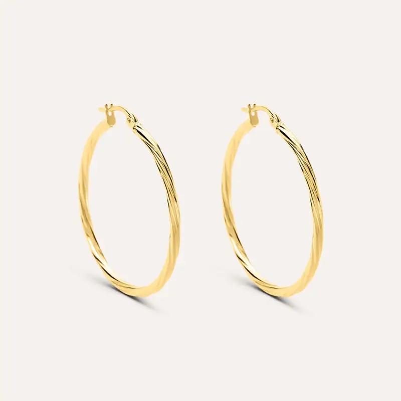 Orecchini A Cerchio Toujours Oro Giallo