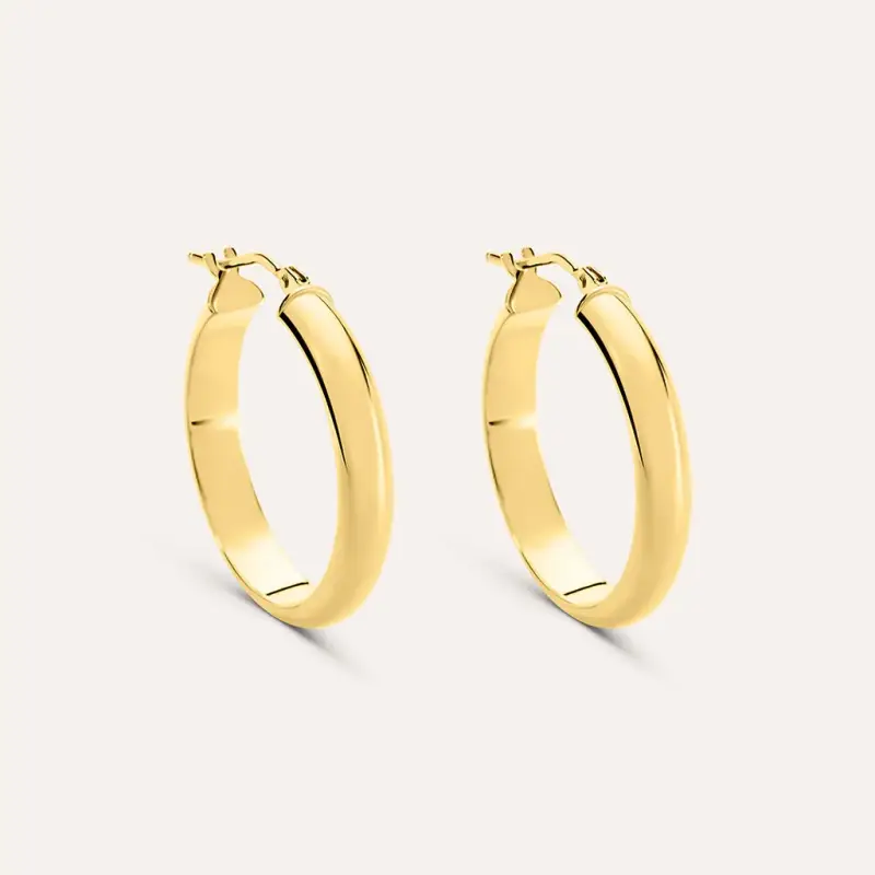 Orecchini A Cerchio Toujours Oro Giallo