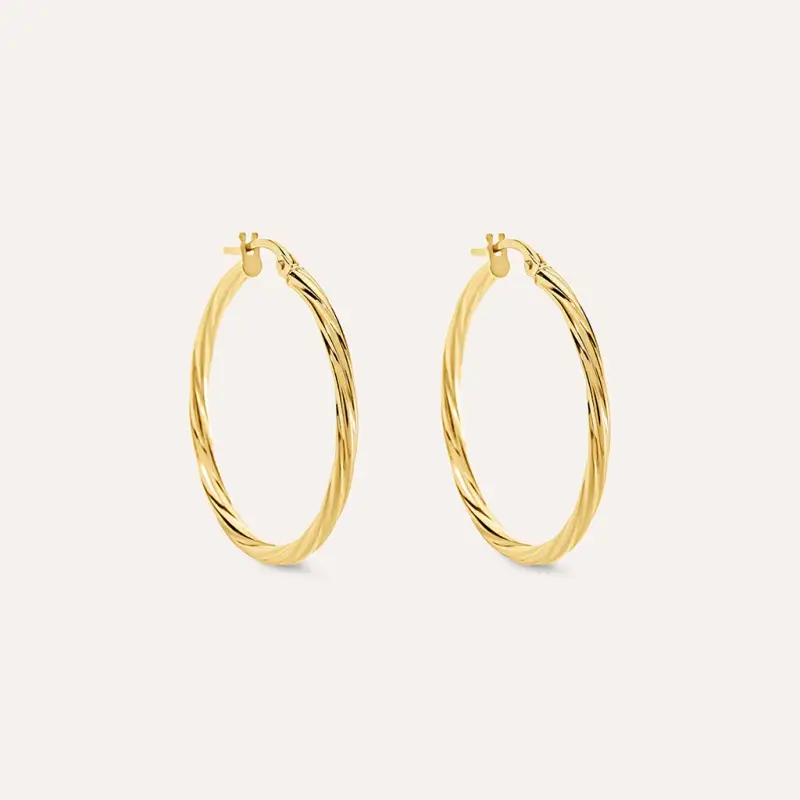 Orecchini A Cerchio Toujours Oro Giallo