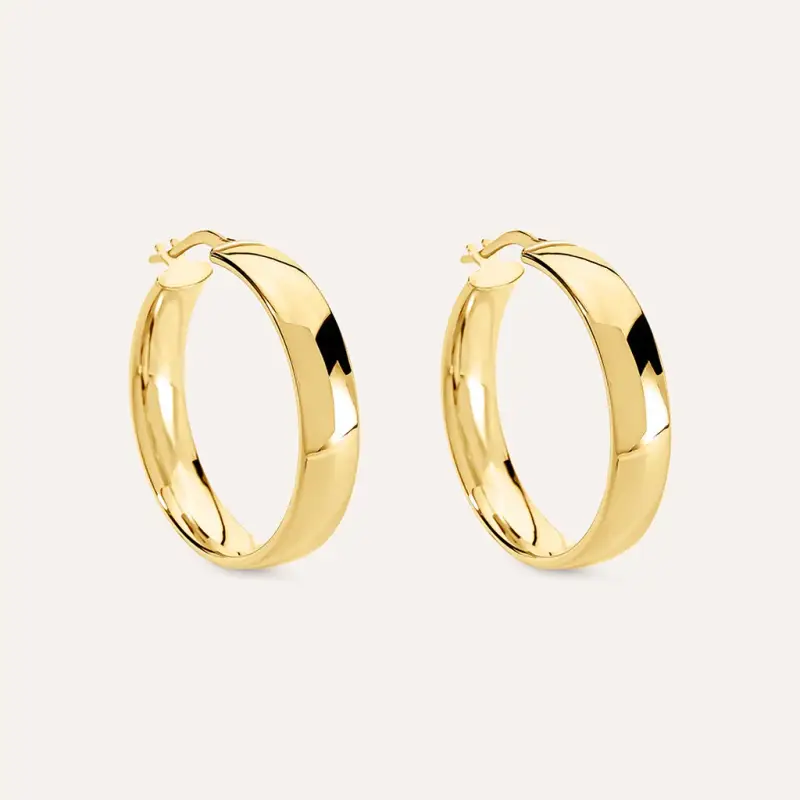 Orecchini A Cerchio Toujours Oro Giallo