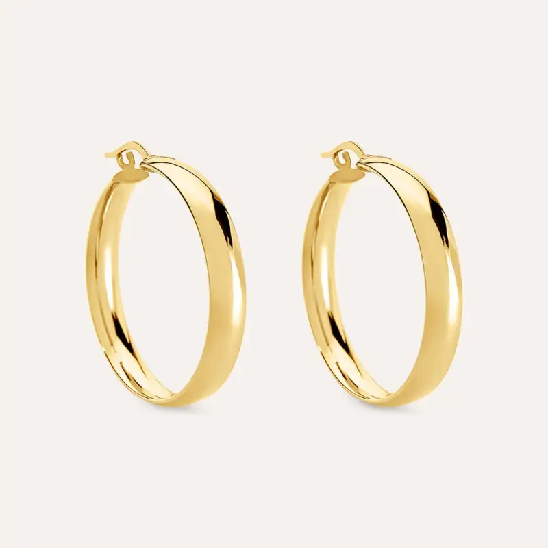 Orecchini A Cerchio Toujours Oro Giallo