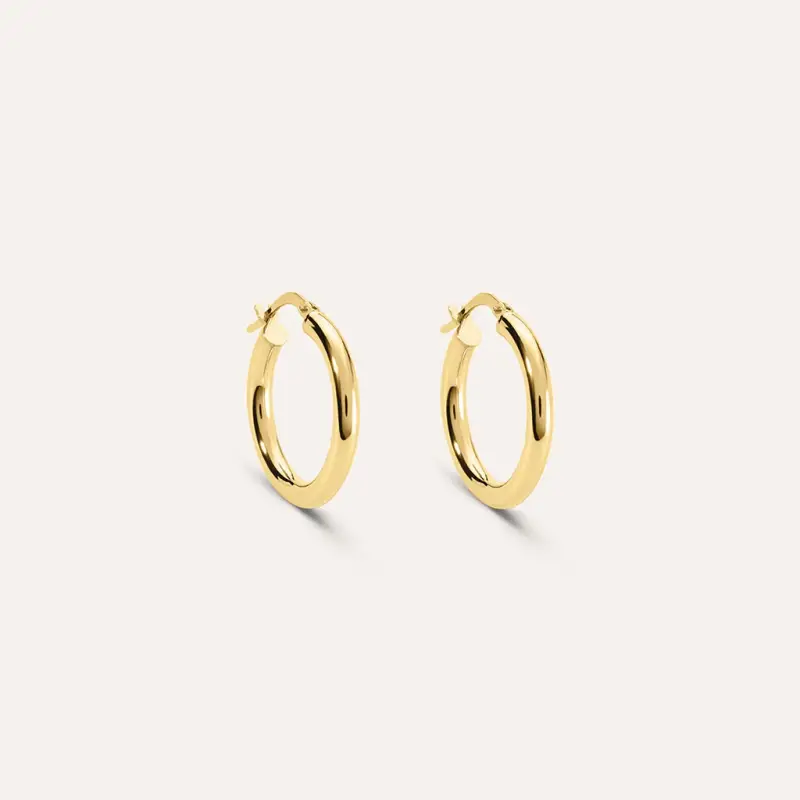 Orecchini A Cerchio Toujours Oro Giallo