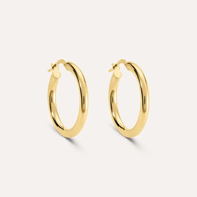 Orecchini A Cerchio Toujours Oro Giallo