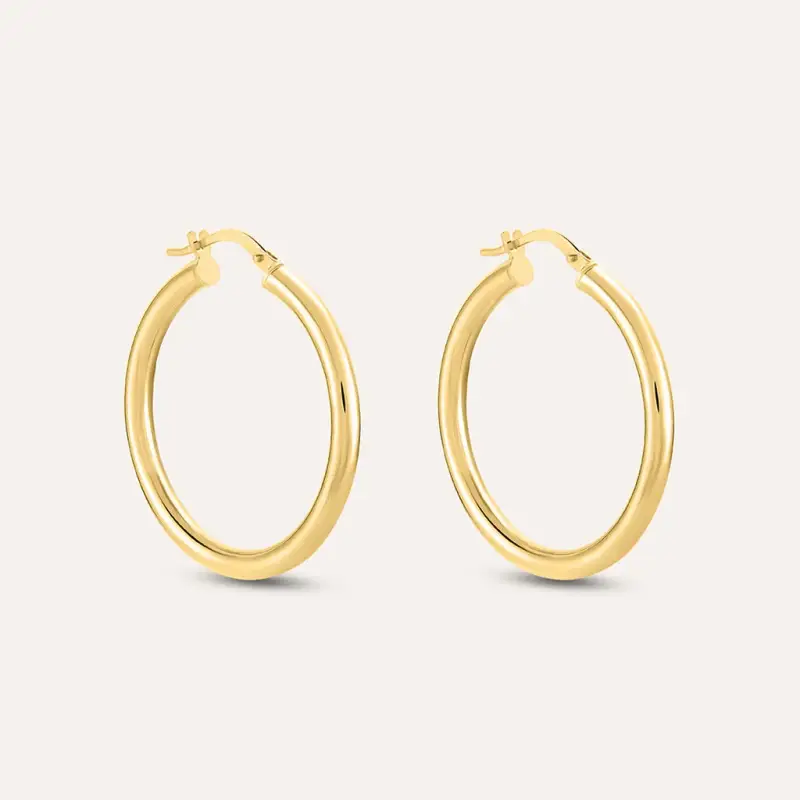 Orecchini A Cerchio Toujours Oro Giallo