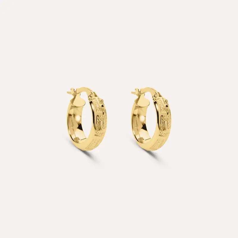 Orecchini A Cerchio Toujours Oro Giallo