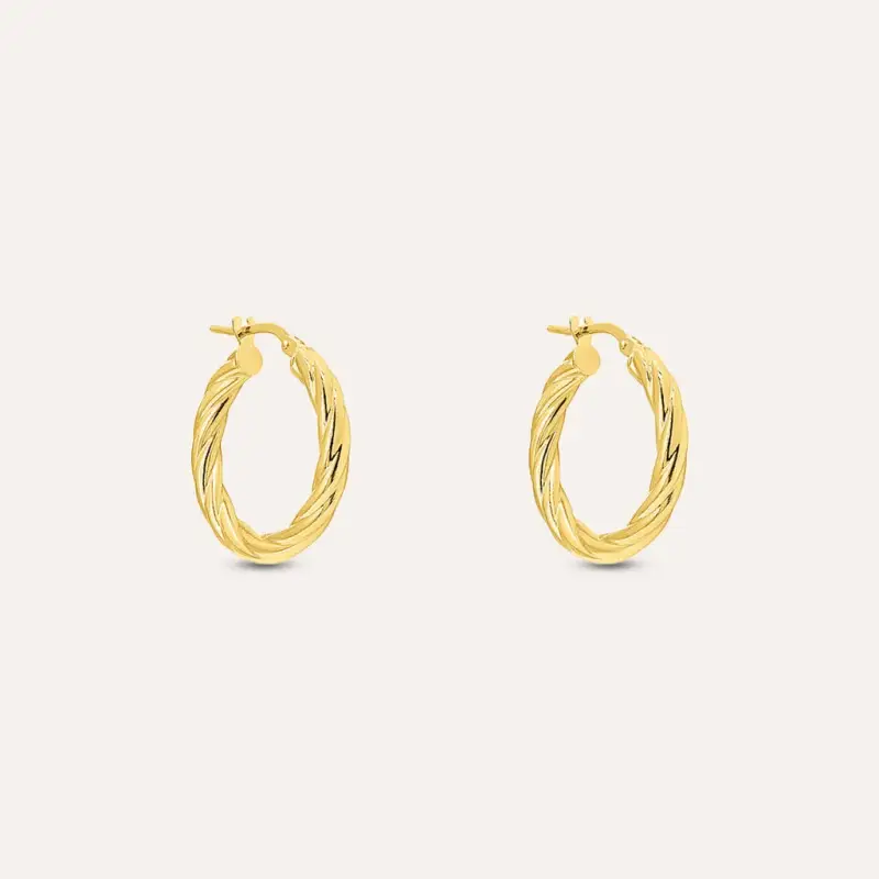 Orecchini A Cerchio Toujours Oro Giallo