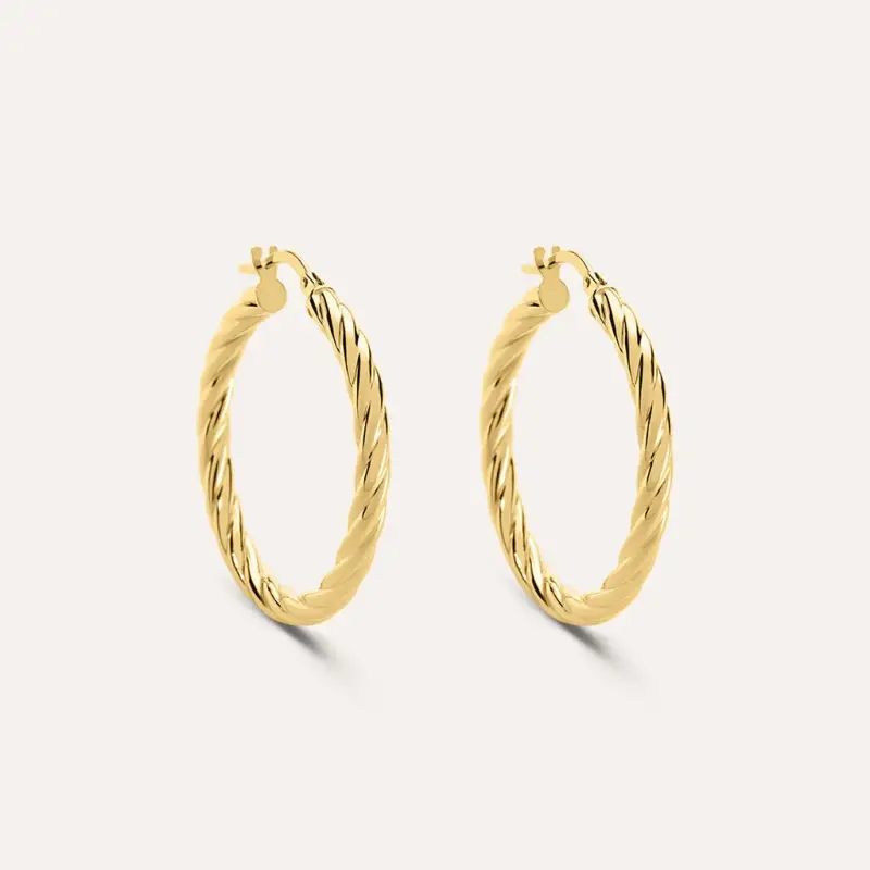 Orecchini A Cerchio Toujours Oro Giallo