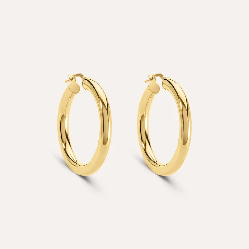 Orecchini A Cerchio Toujours Oro Giallo