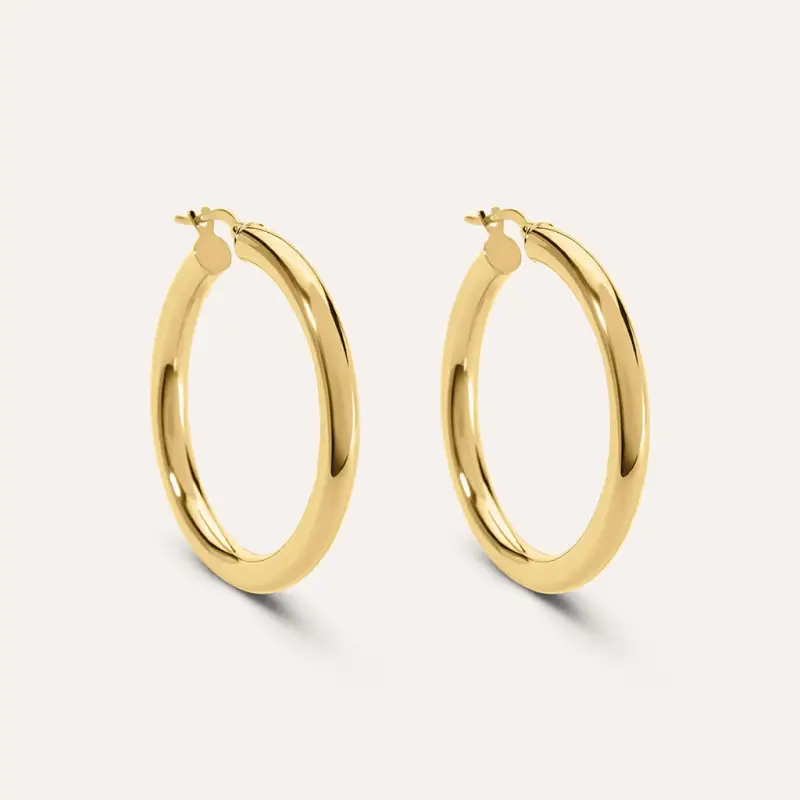 Orecchini A Cerchio Toujours Oro Giallo