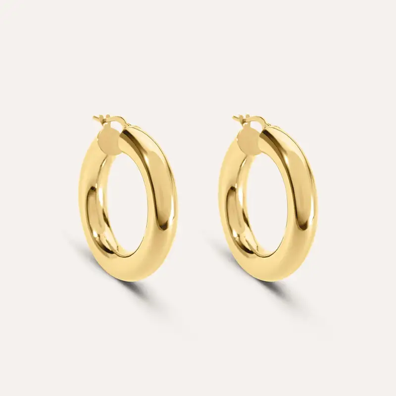 Orecchini A Cerchio Toujours Oro Giallo