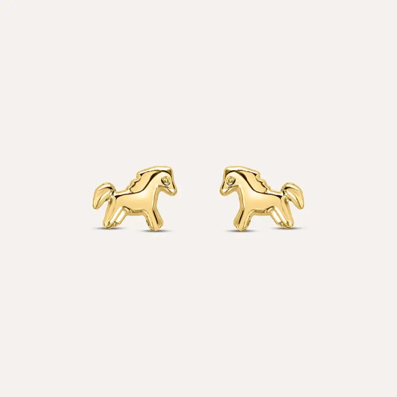 Orecchini Lobo Bon Ton Oro Giallo