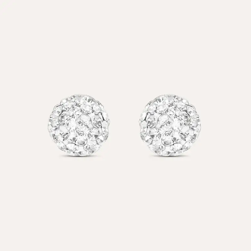 Orecchini Lobo Christelle Oro Giallo Cristallo