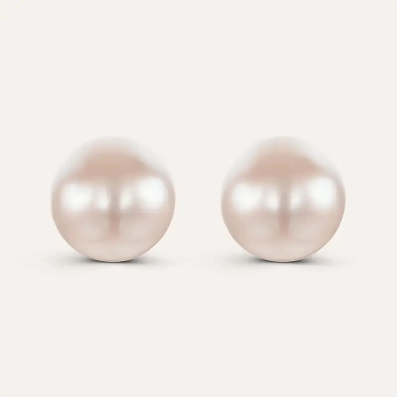 Orecchini Lobo Gabrielle Oro Giallo Perla D Acqua Dolce