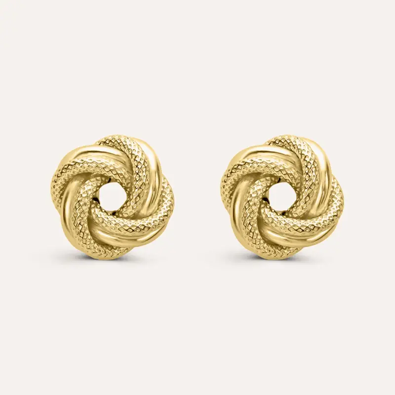 Orecchini Lobo Gold Essence Oro Giallo