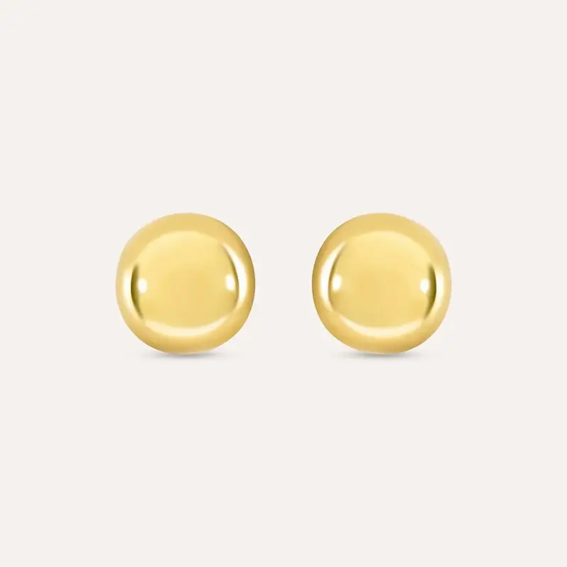 Orecchini Lobo Radiance Acciaio Dorato