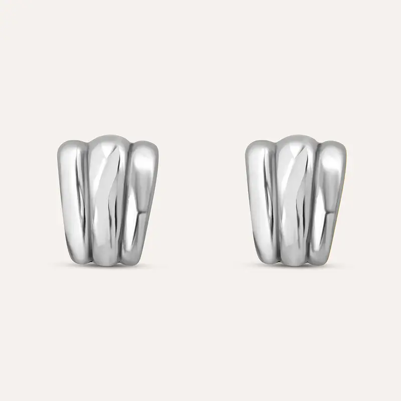 Orecchini Lobo Silver Collection Argento Rodiato