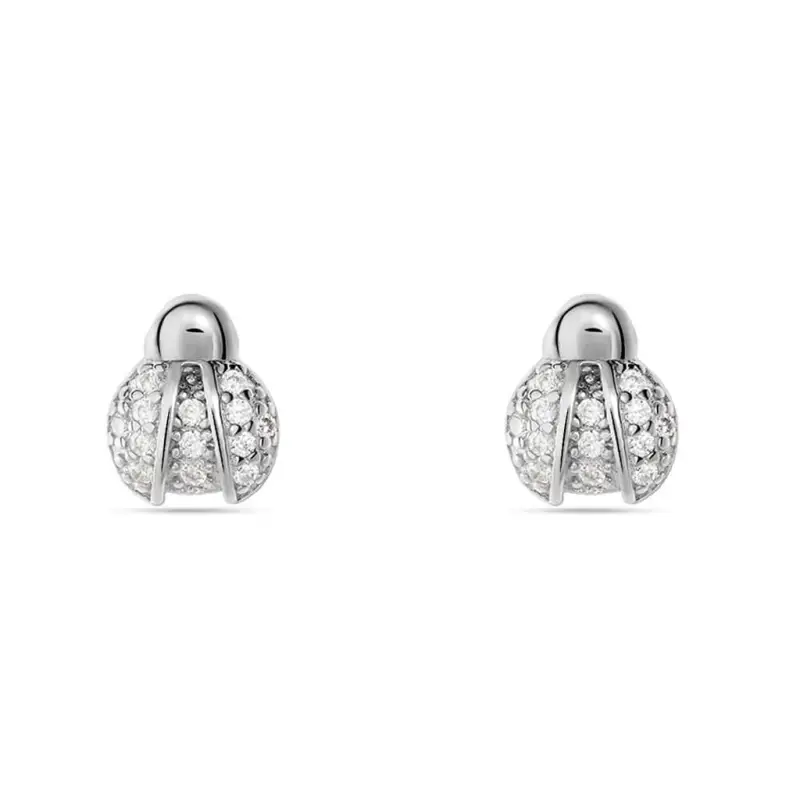 Orecchini Lobo Silver Moments Argento Rodiato Cubic Zirconia