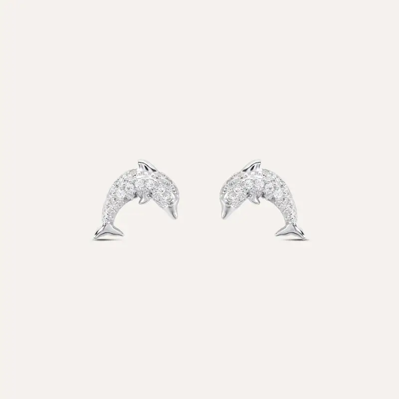 Orecchini Lobo Silver Moments Argento Rodiato Cubic Zirconia