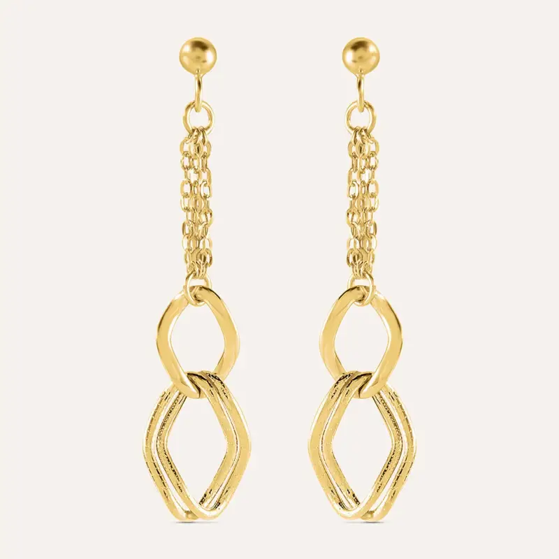 Orecchini Pendenti Beverly Oro Giallo