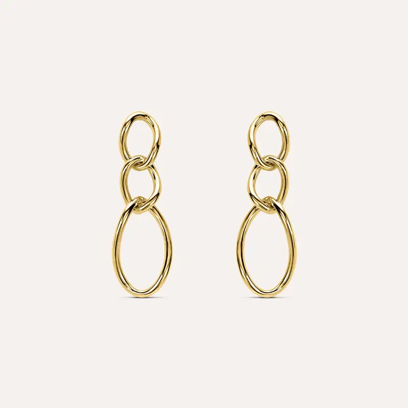 Orecchini Pendenti Gold Essence Oro Giallo