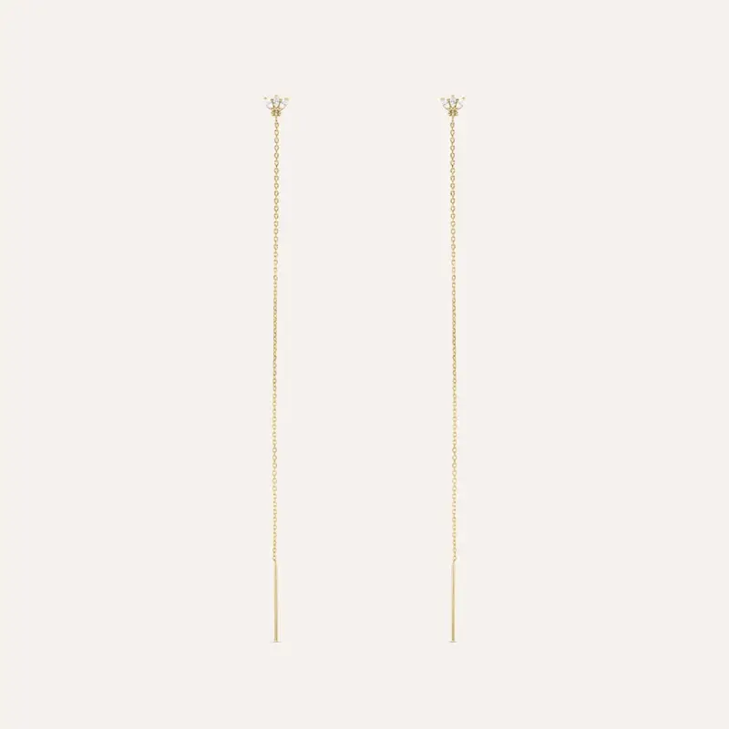 Orecchini Pendenti Golden Dreams Placcato Oro Giallo