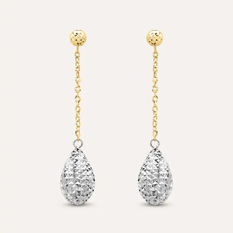 Orecchini Pendenti Isabelle Oro Bicolore