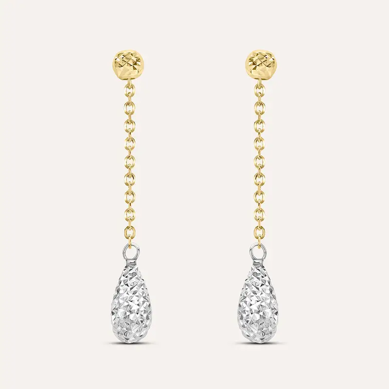 Orecchini Pendenti Isabelle Oro Bicolore