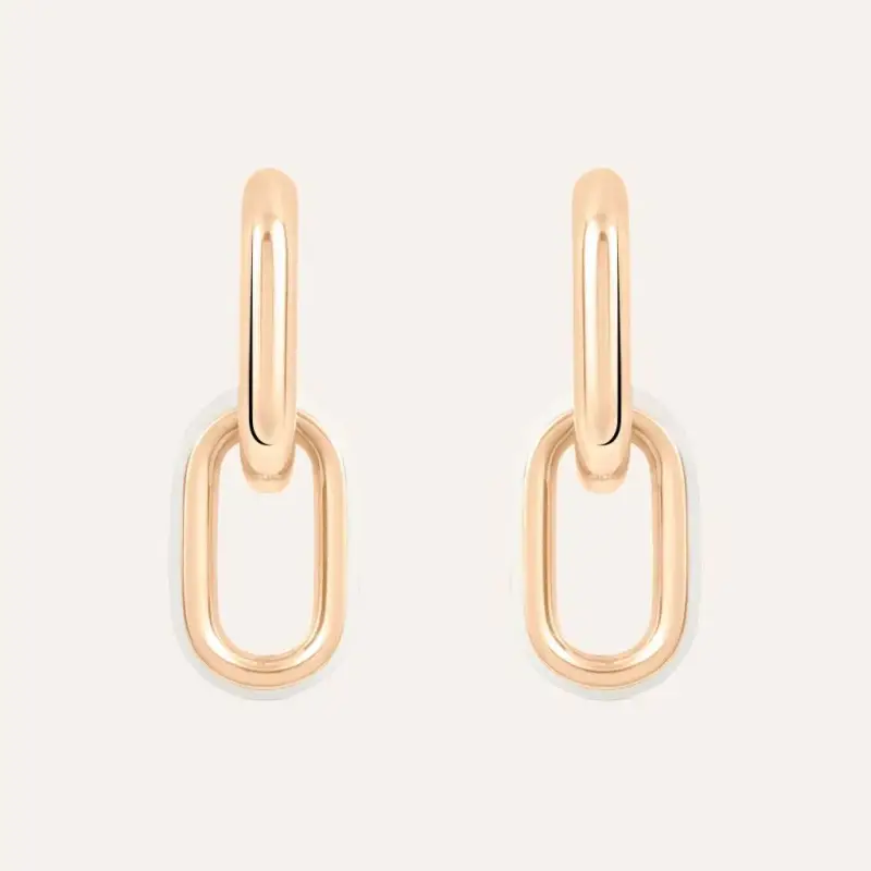 Orecchini Pendenti Lady Sweet Acciaio Rosa