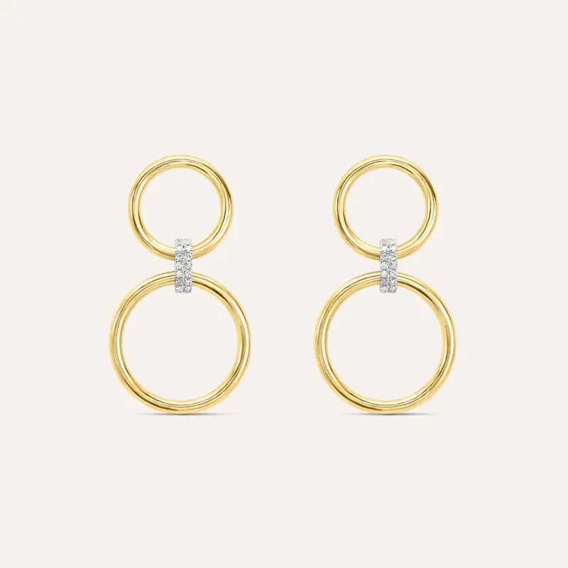 Orecchini Pendenti Sophia Oro Giallo Diamante