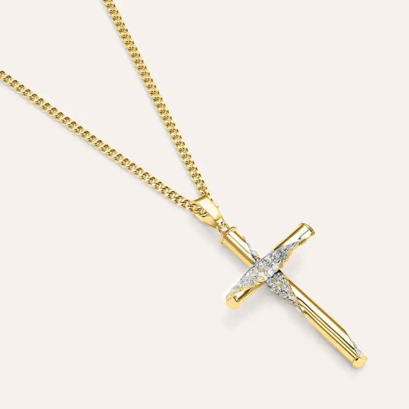 Pendente Crystal Gold Oro Giallo Cristallo miniatura 2