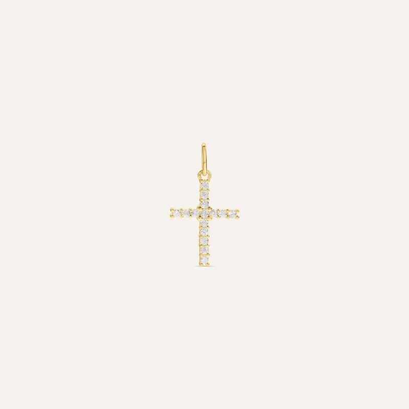 Pendente Holy Oro Giallo Cubic Zirconia