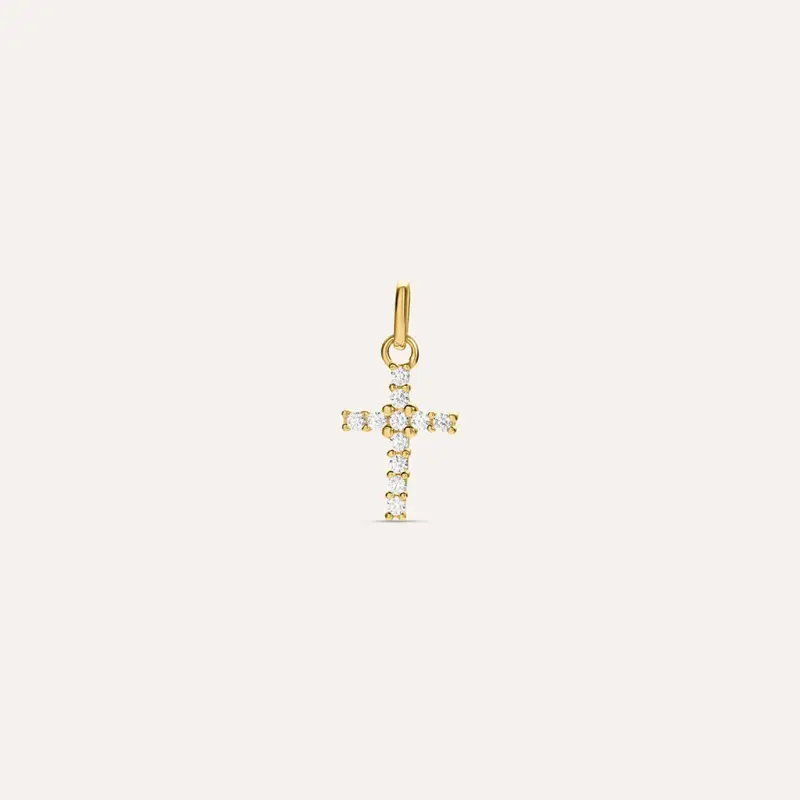 Pendente Holy Oro Giallo Cubic Zirconia