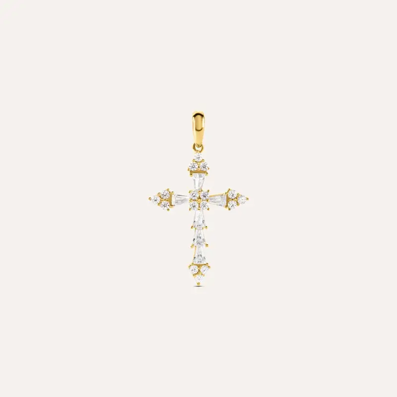 Pendente Holy Oro Giallo Cubic Zirconia