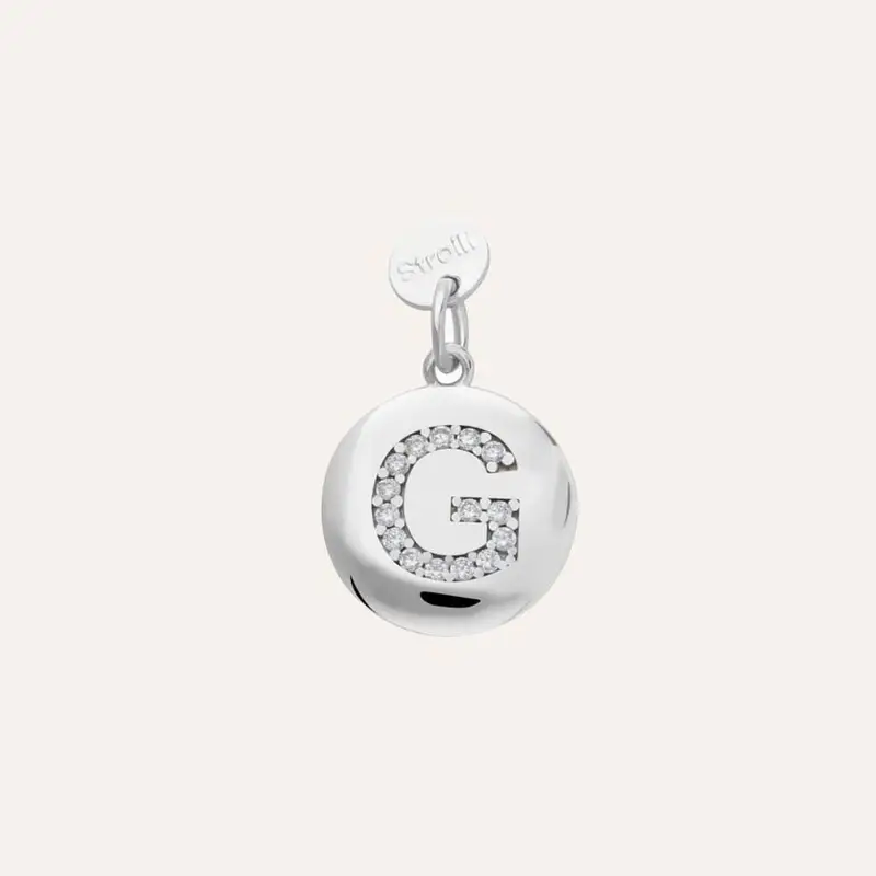 Pendente Love Beats Argento Rodiato Cubic Zirconia