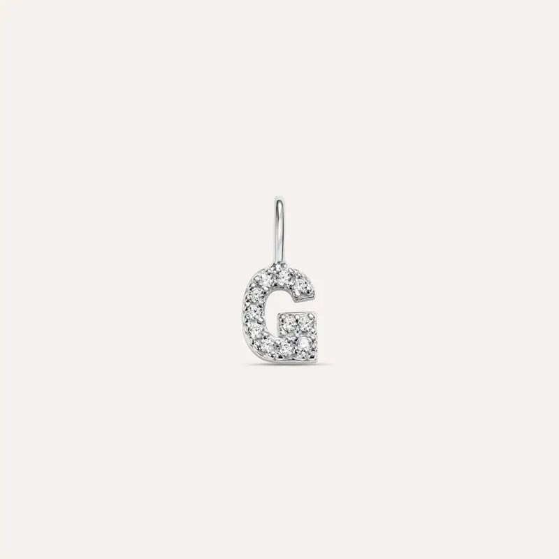 Pendente Love Beats Argento Rodiato Cubic Zirconia