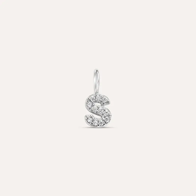 Pendente Love Beats Argento Rodiato Cubic Zirconia