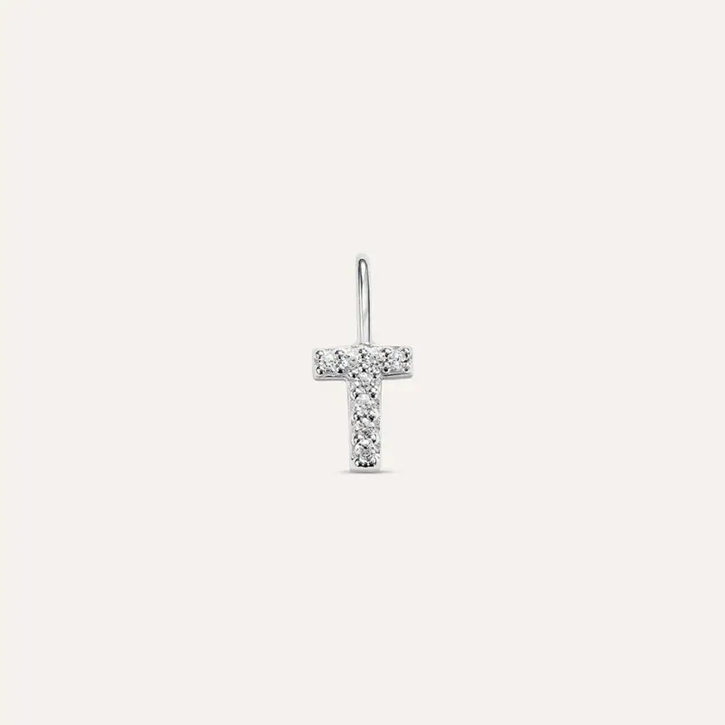 Pendente Love Beats Argento Rodiato Cubic Zirconia