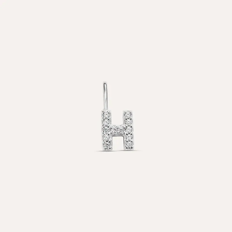 Pendente Love Beats Argento Rodiato Cubic Zirconia