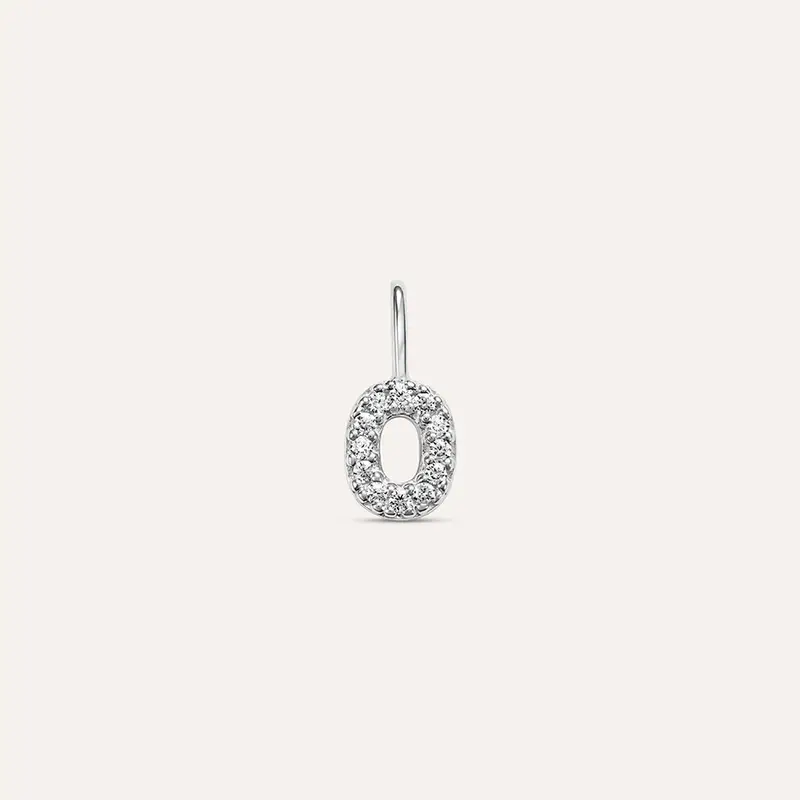 Pendente Love Beats Argento Rodiato Cubic Zirconia