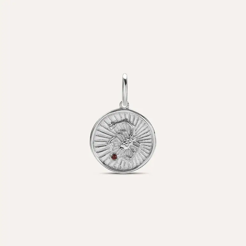Pendente Love Beats Argento Rodiato Cubic Zirconia