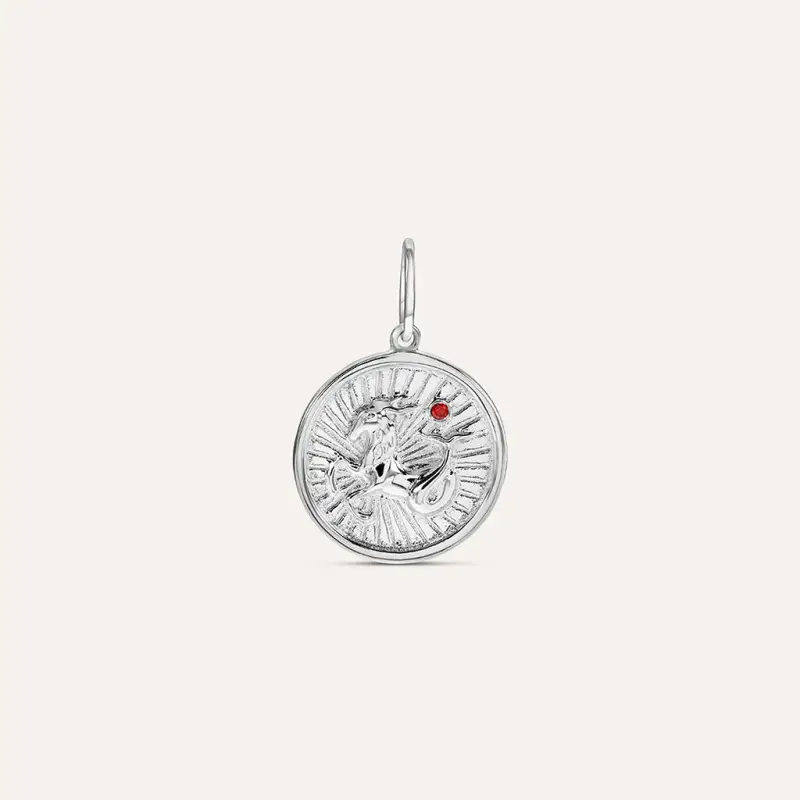 Pendente Love Beats Argento Rodiato Cubic Zirconia