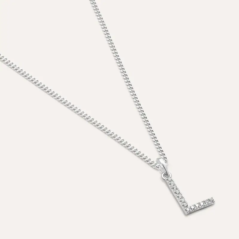 Pendente Poème Oro Bianco Cubic Zirconia miniatura 2