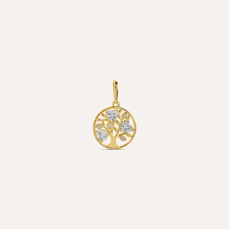 Pendente Poème Oro Giallo Cubic Zirconia