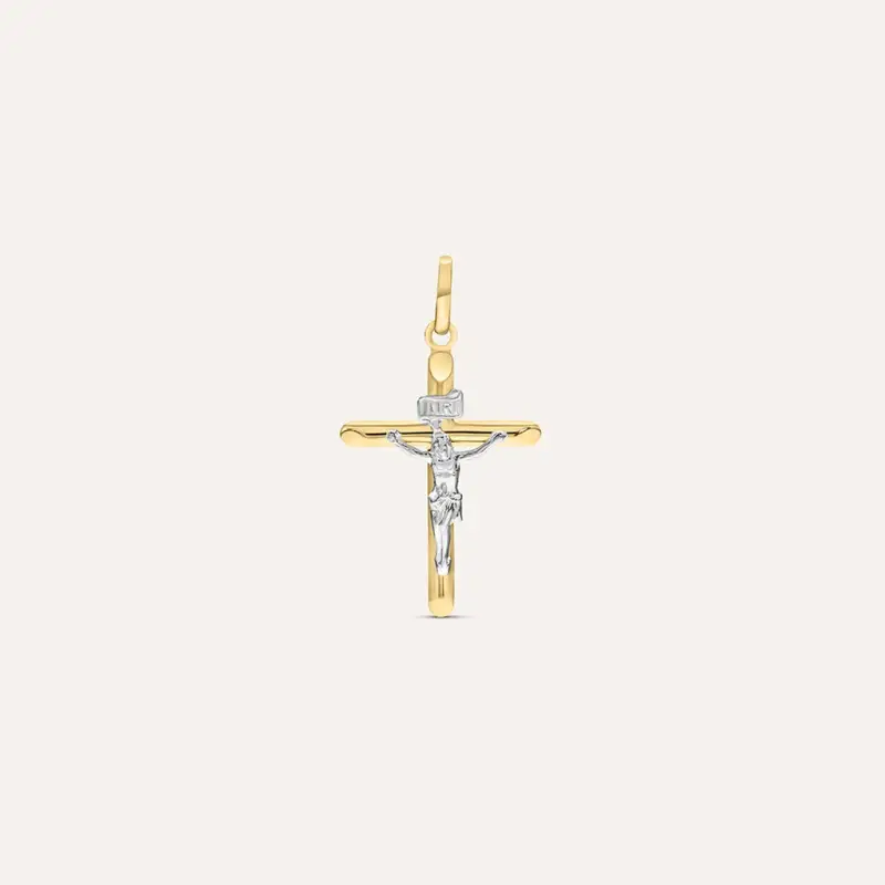 Pendente Religious Gold Oro Bicolore