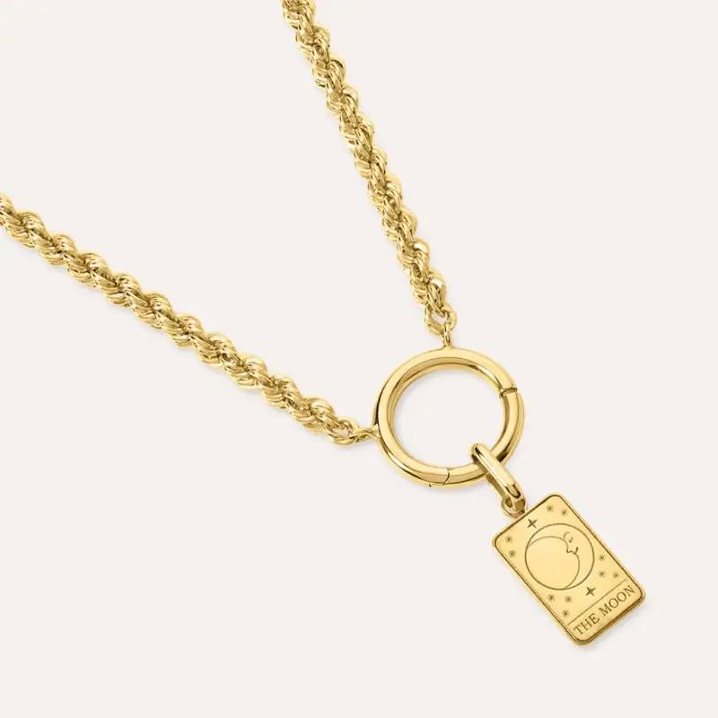 Stroili Pendente Tarocchi Carta Della Luna Poème Oro Giallo miniatura 2