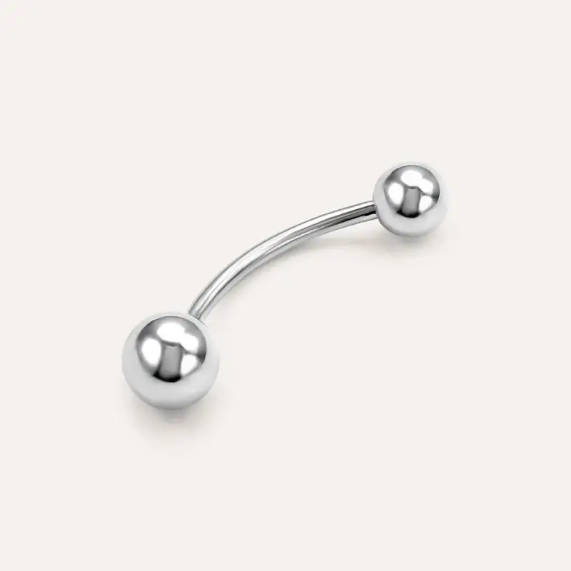 Piercing Ombelico Moonlight Titanio Bianco
