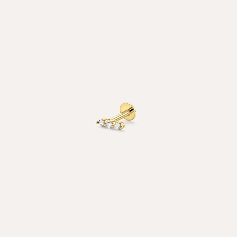 Stroili Piercing Orecchio Trilogy Diamade Glam Oro Giallo Diamante Lab-Grown