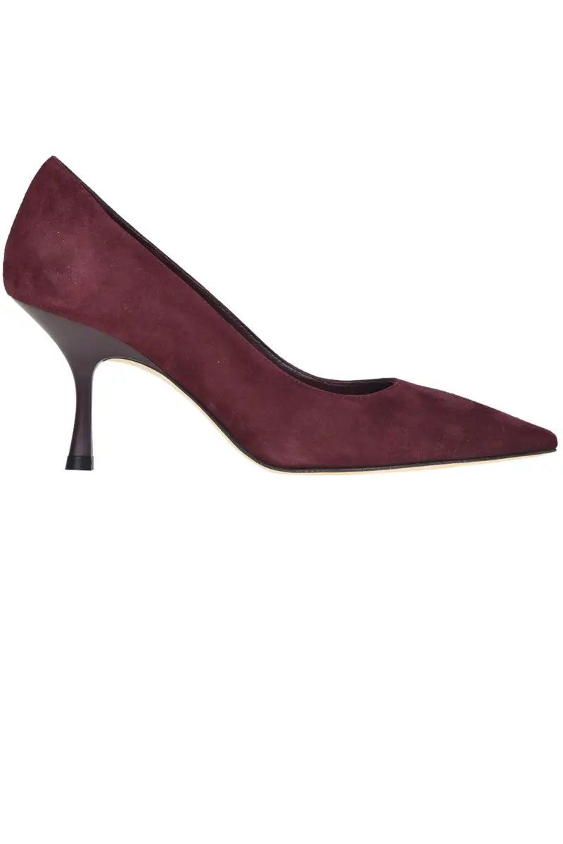 Decolletè in suede Naomi Bordeaux