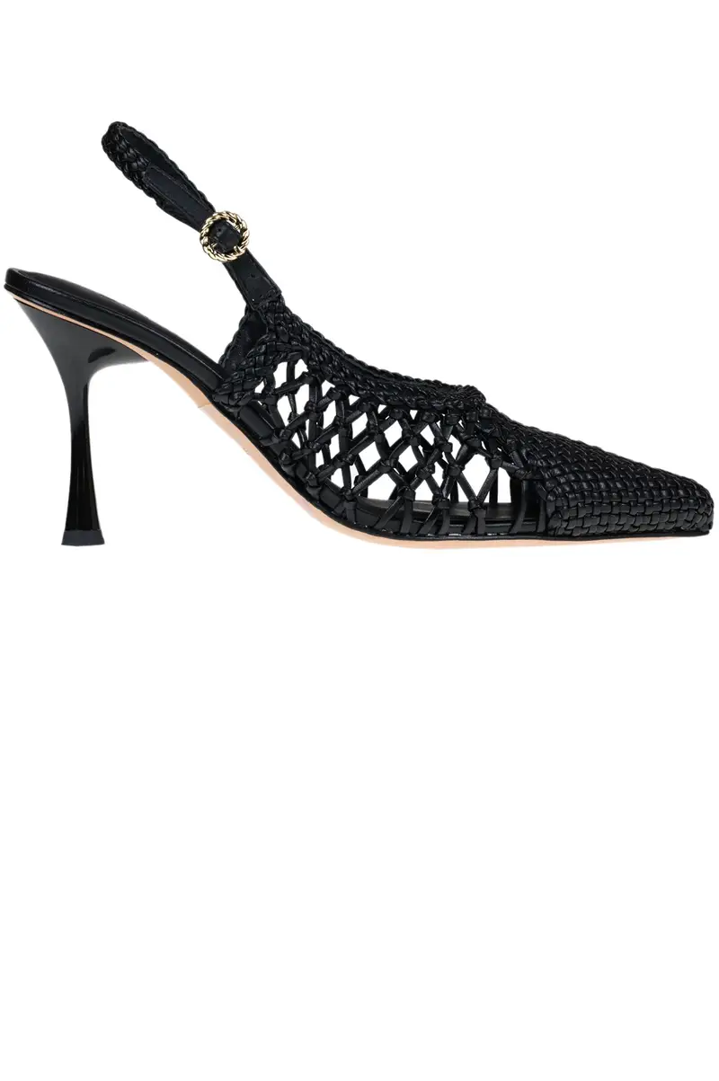 Decolletè slingback Lexus Nero