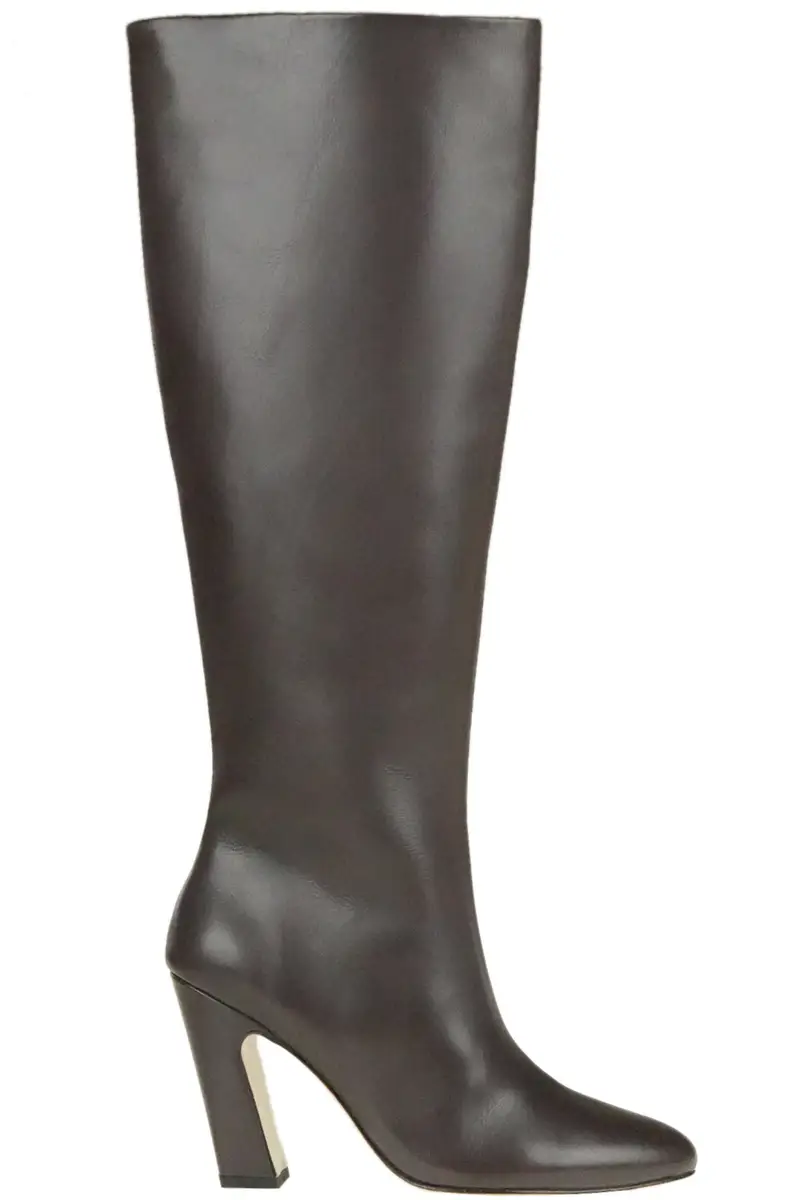 Stivali sotto al ginocchio in pelle